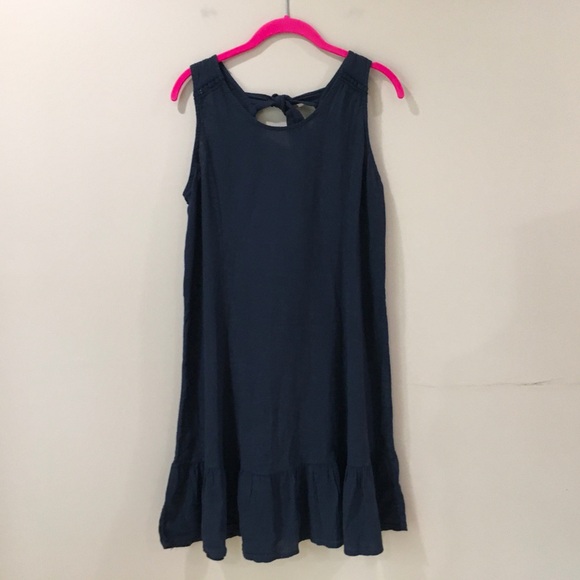 Terzo Millennio Dresses & Skirts - Terzo Millenio Women S Tank Dress Linen Blue Coastal Beach Made In Italy NEW